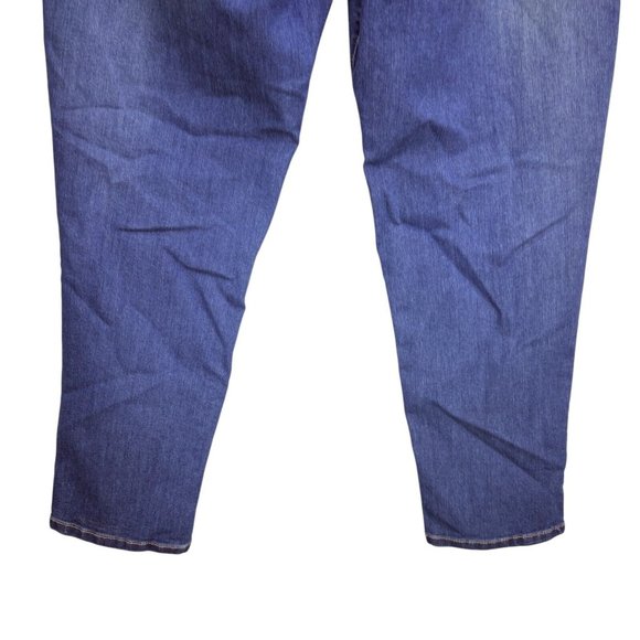Democracy Womens "Ab"solution® Ankle Skimmer Stretch Denim Blue Jeans Size 16 - Picture 7 of 10